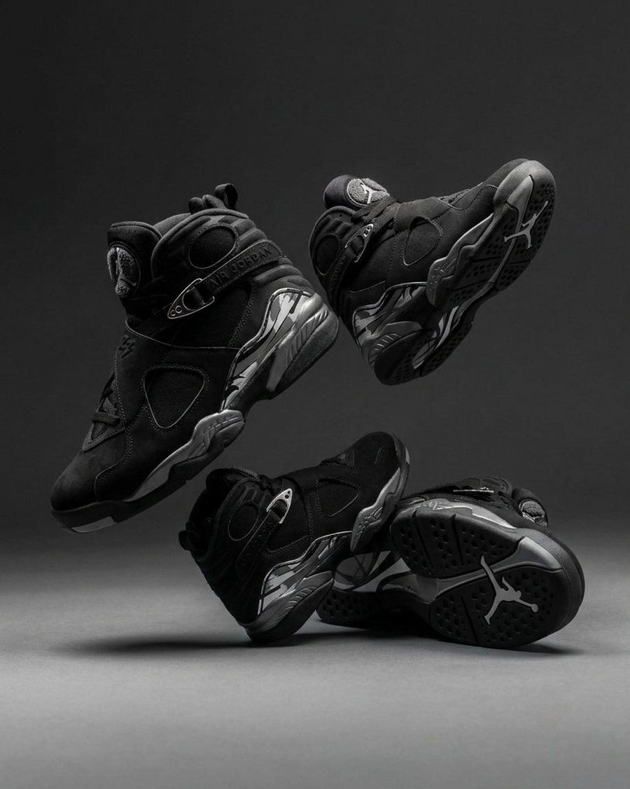 Air Jordan 8 "Black/Chrome"
