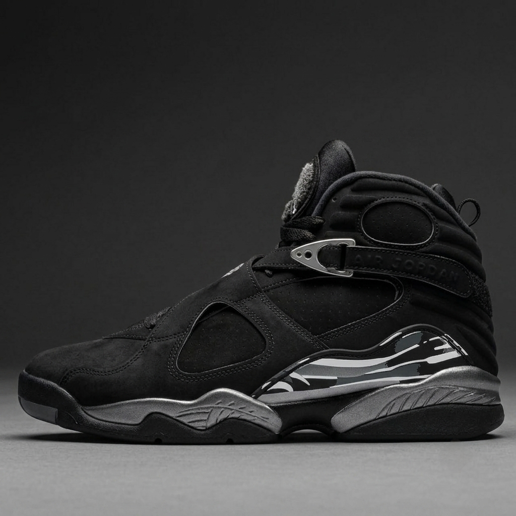 Air Jordan 8 "Black/Chrome"