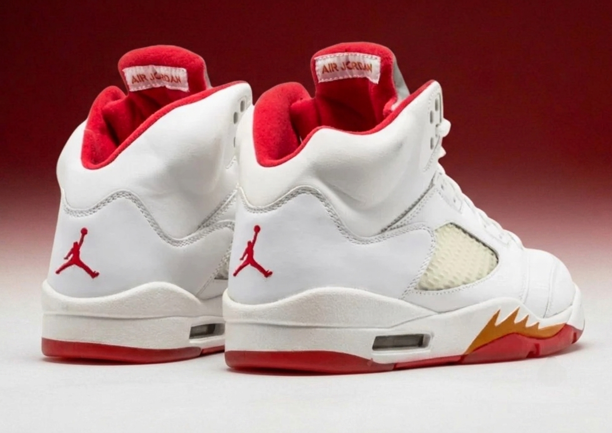 Air Jordan 5 "White/Sunset"