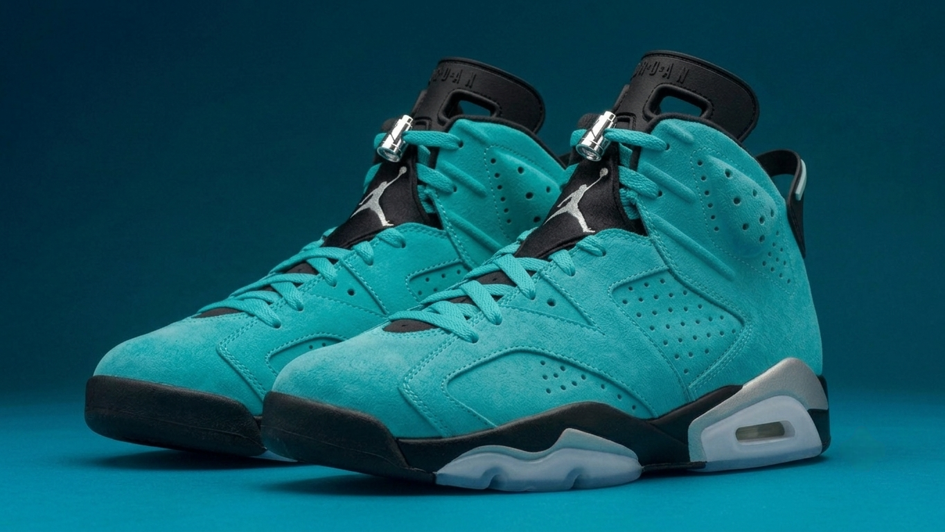 Air Jordan 6 Light Aqua/Multi