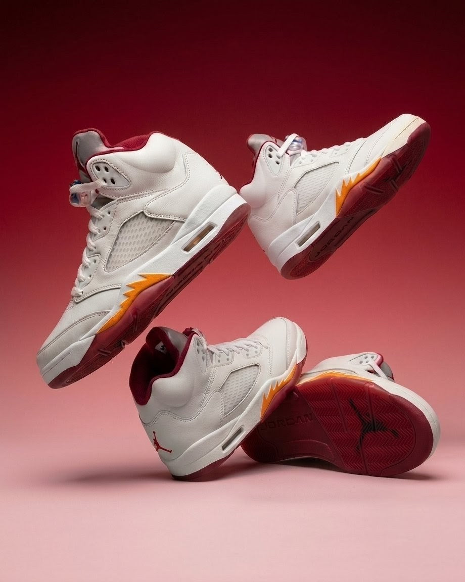 Air Jordan 5 "White/Sunset"